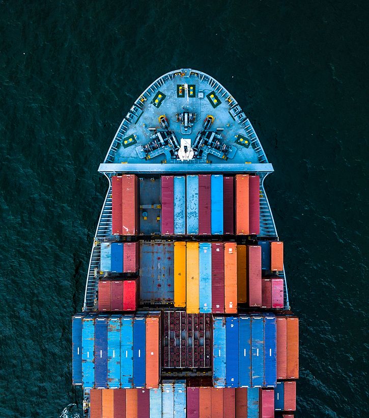 international container cargo ship